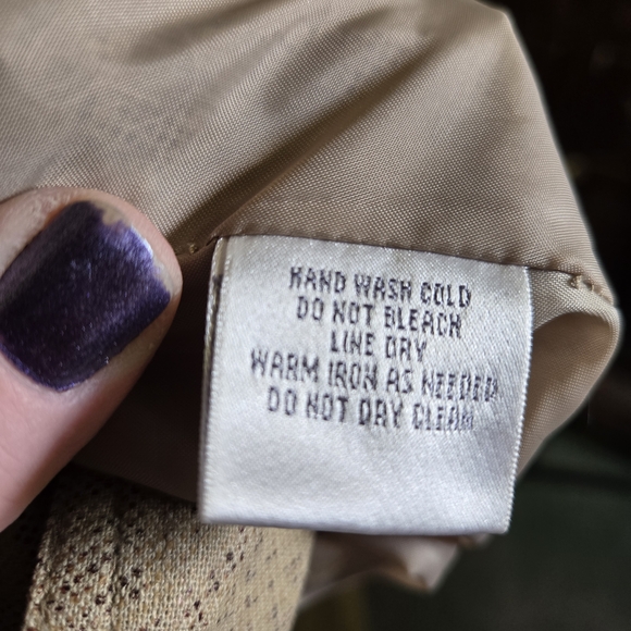 Worthington Linen Blend Reptile Print Women's Blazer with Button Accents - Picture 8 of 8